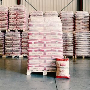 Pellets MM Royal (Mayr-Melnhof) ENplus A1 – Palete com 78 Sacos de 15 kg (1.170 kg)