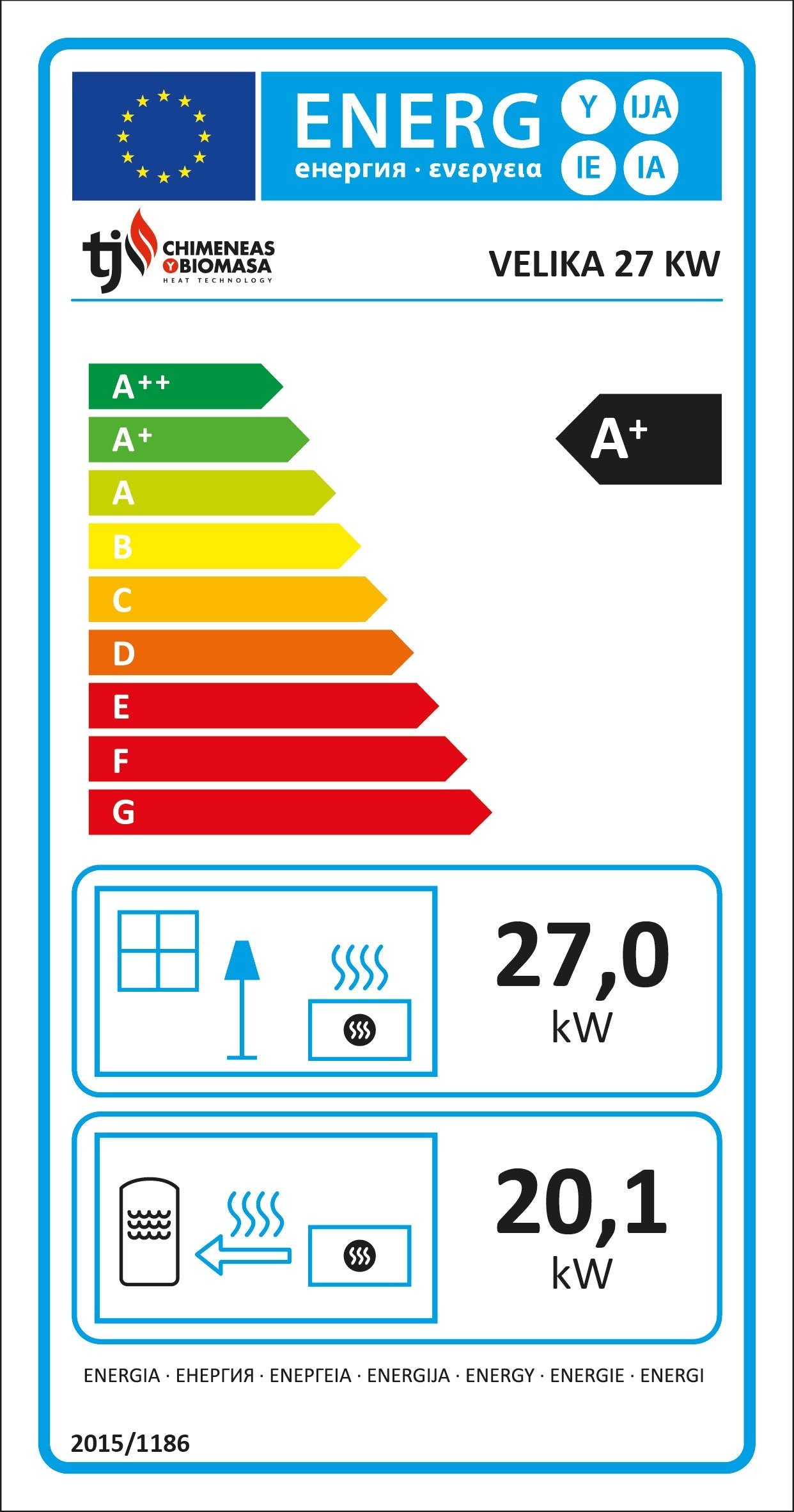 Salamandra a Pellets Hidro TJ Velika 20 kW (27 kW) – Preto - Image 5