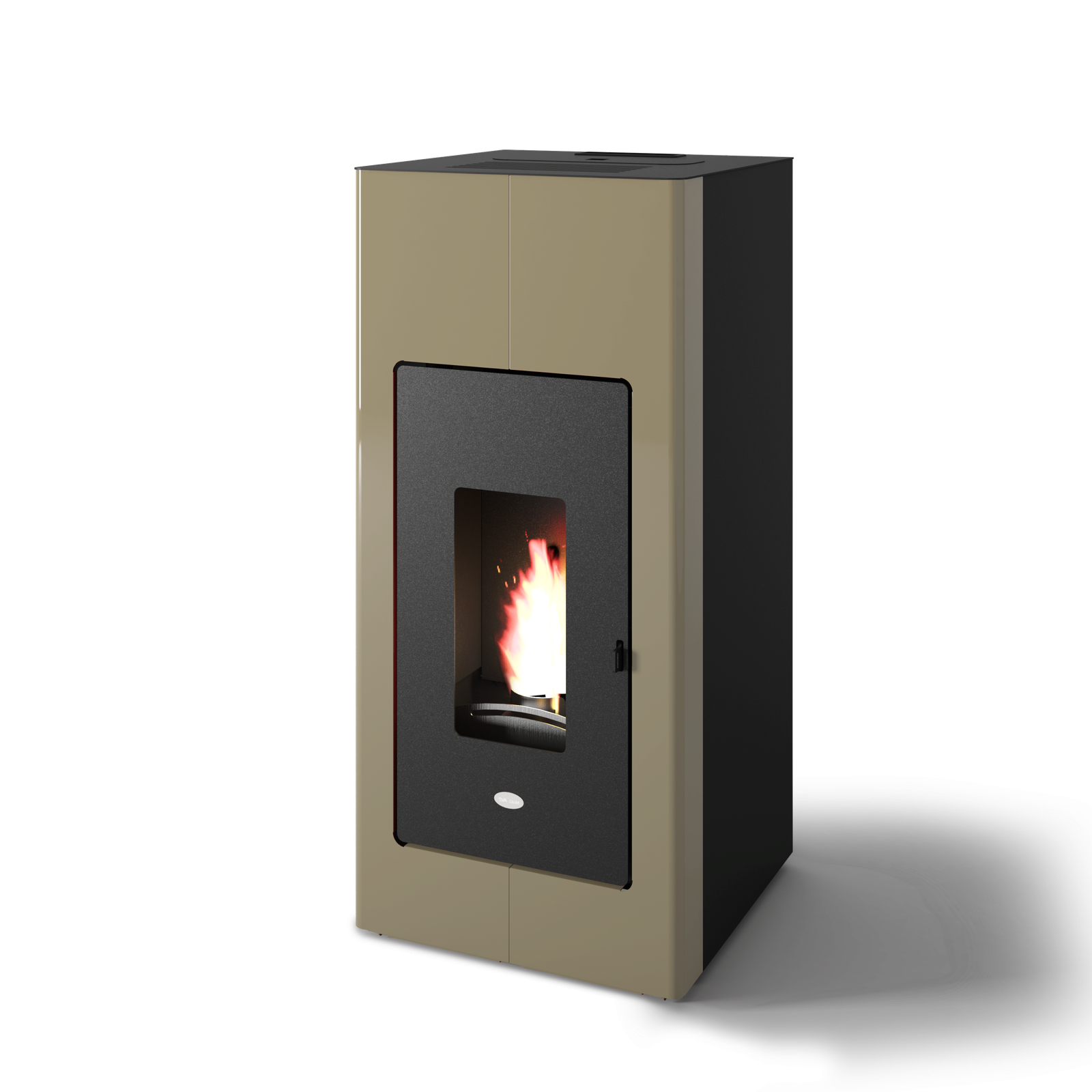 Salamandra a Pellets Hidro Ilaria 17,5 kW – Branco (Ventilação Frontal + Hidro)