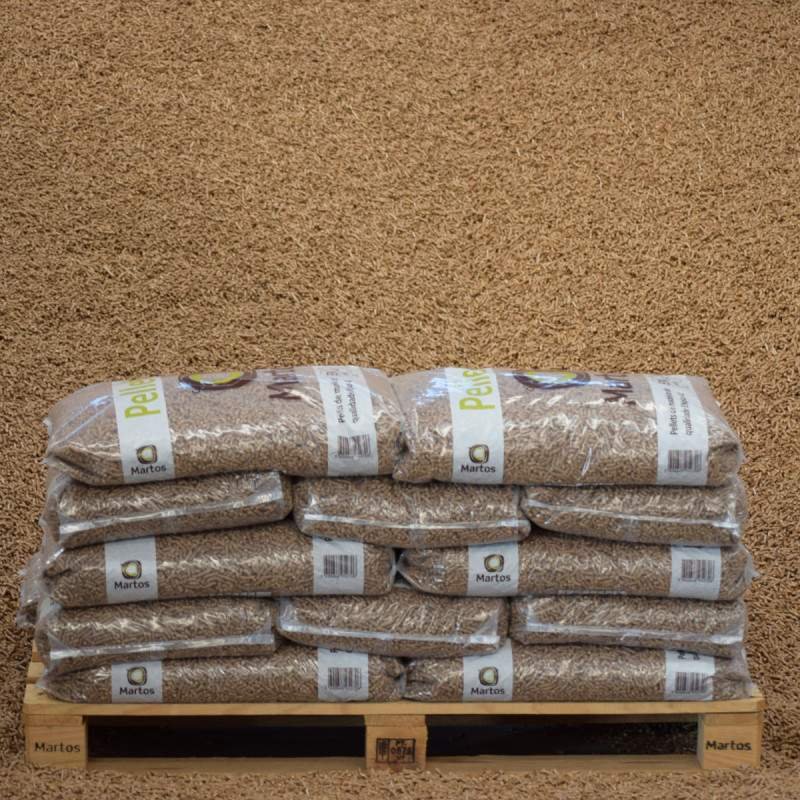 Pellets Martos Certificados ENplus A1 – Palete com 70 Sacos de 15 kg (1.050 kg) - Image 4